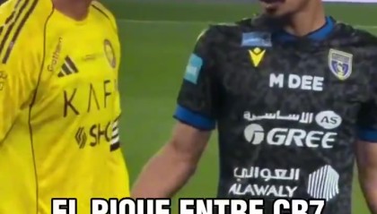 世界杯高清直播链接-C罗与贴防他的后卫发生口角，厉声告诉对方：别碰我